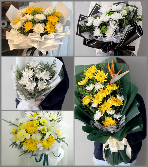 福建漳州平和县霞寨镇黄庄村白事花束代送